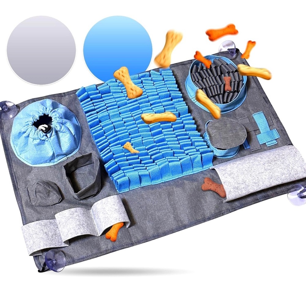 Dog puzzle sniff training mat
